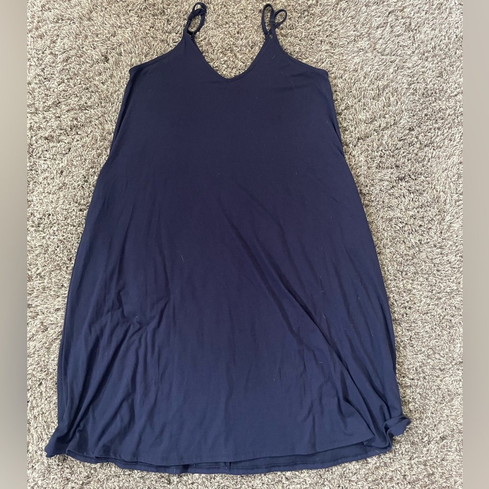 Navy Blue midi dress